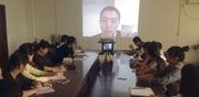 鲁泰物流公司参加海尔互联网金融远程视频培训